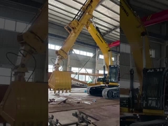 بازو تلسکوپی با 1.5cbm Clamshell Bucket با گواهینامه CE